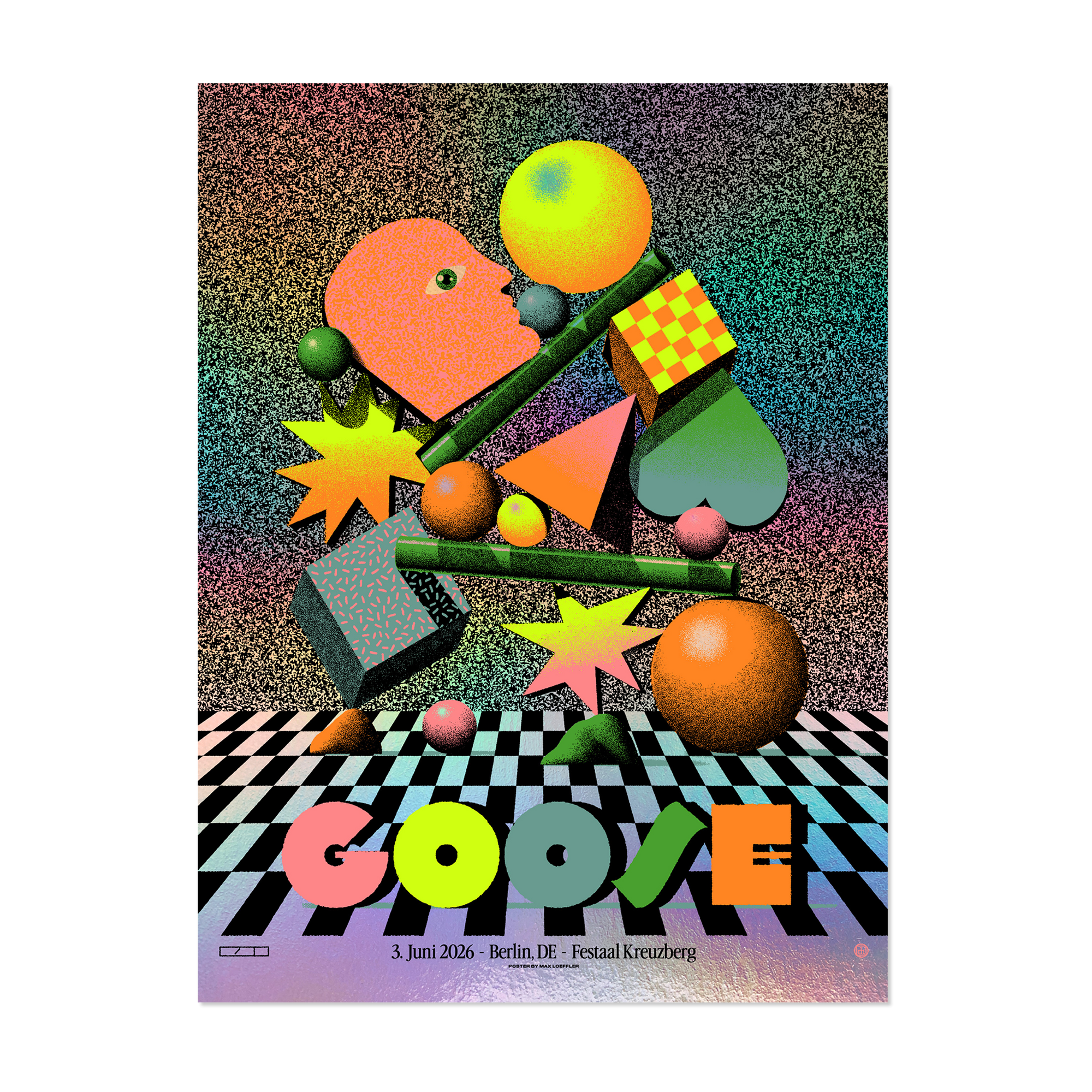 Berlin, DE - 6/3/26 Poster by Max Loeffler