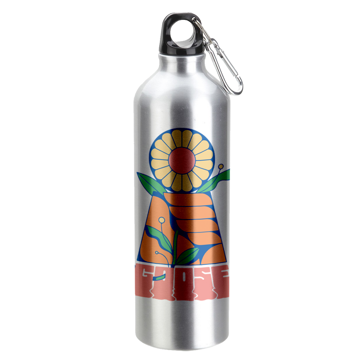 Flower Hand Water Bottle