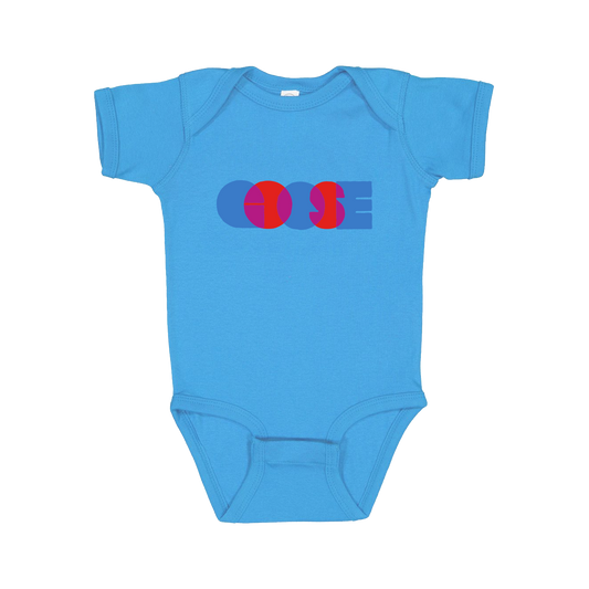 Stacked Logo Baby Onesie