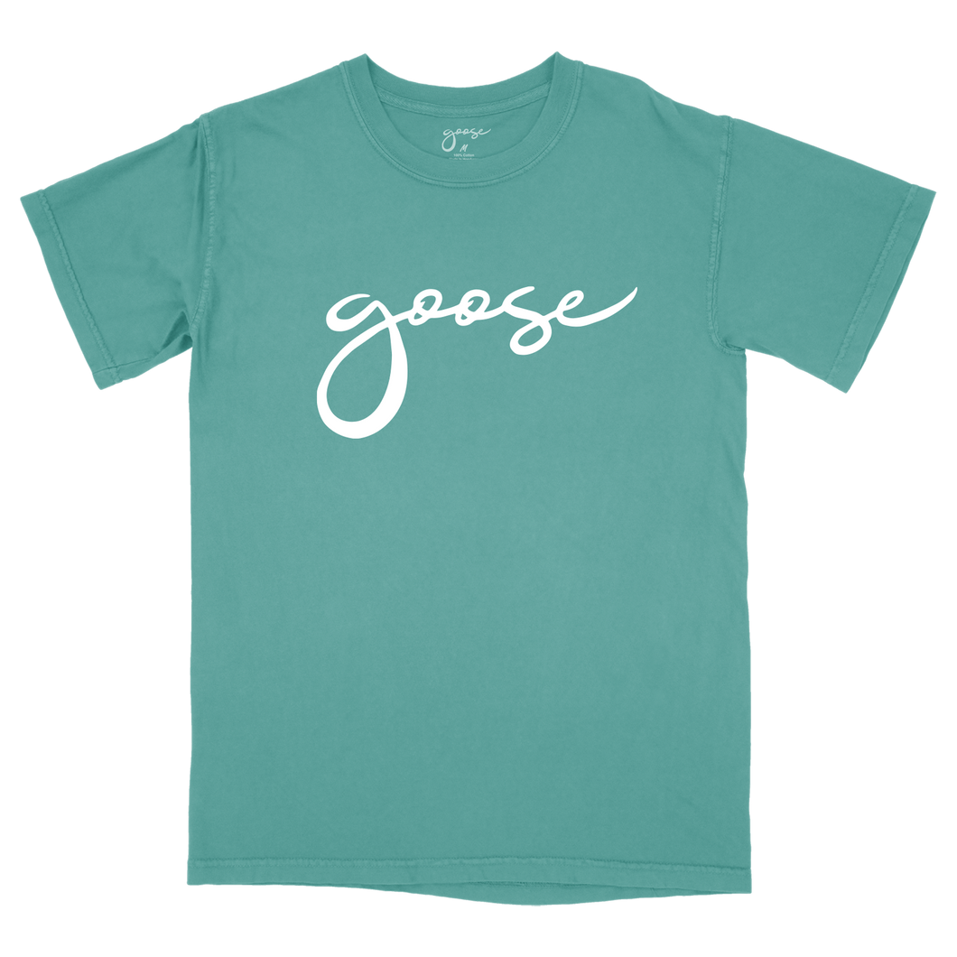 Vintage Washed Script Tee – Summer