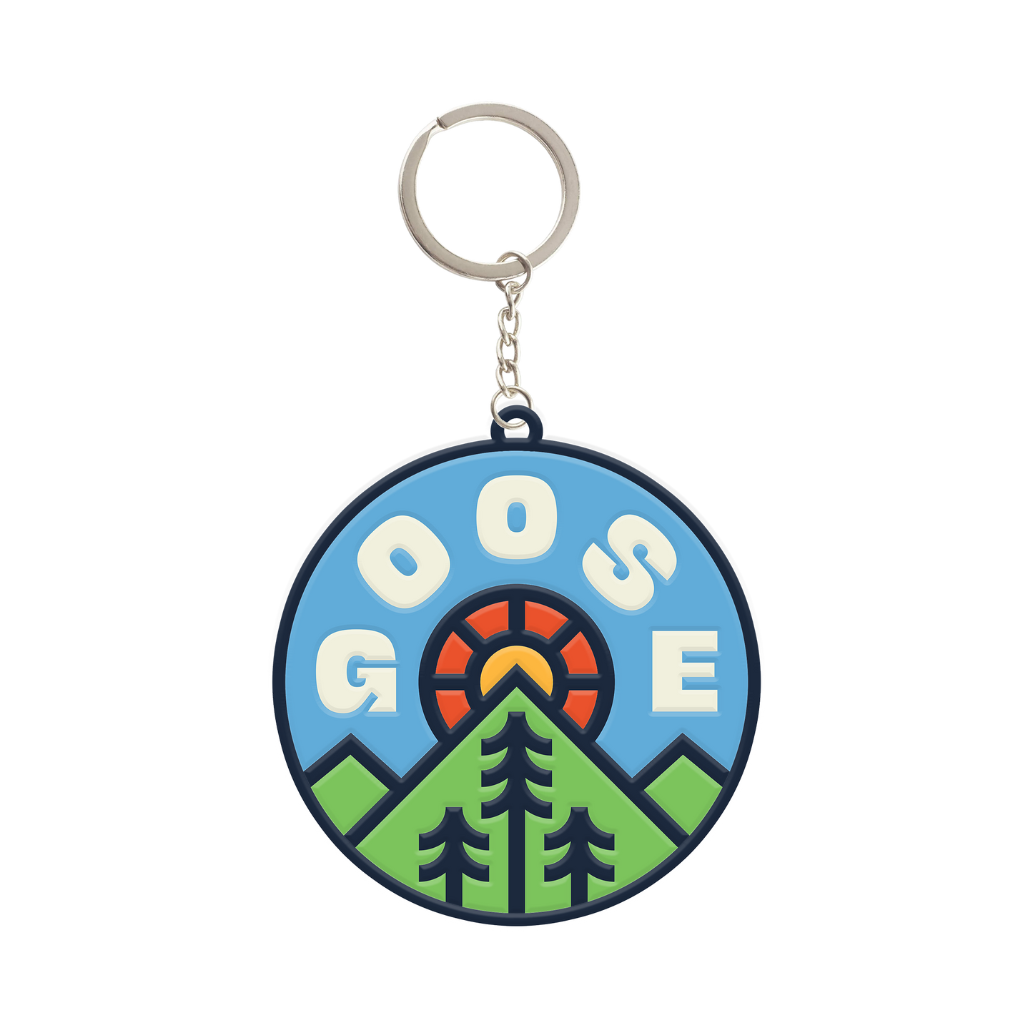 Mountain Sunrise Keychain