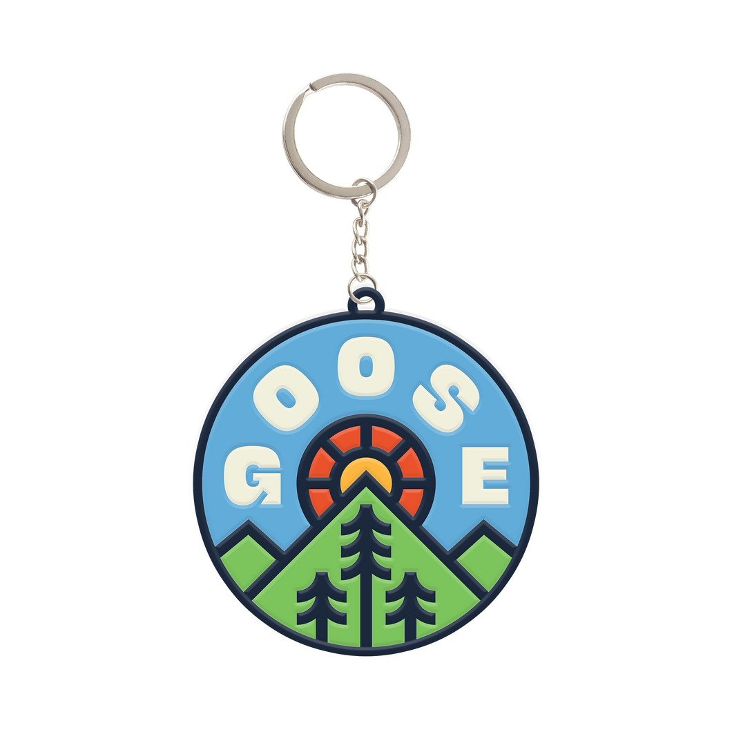 Mountain Sunrise Keychain