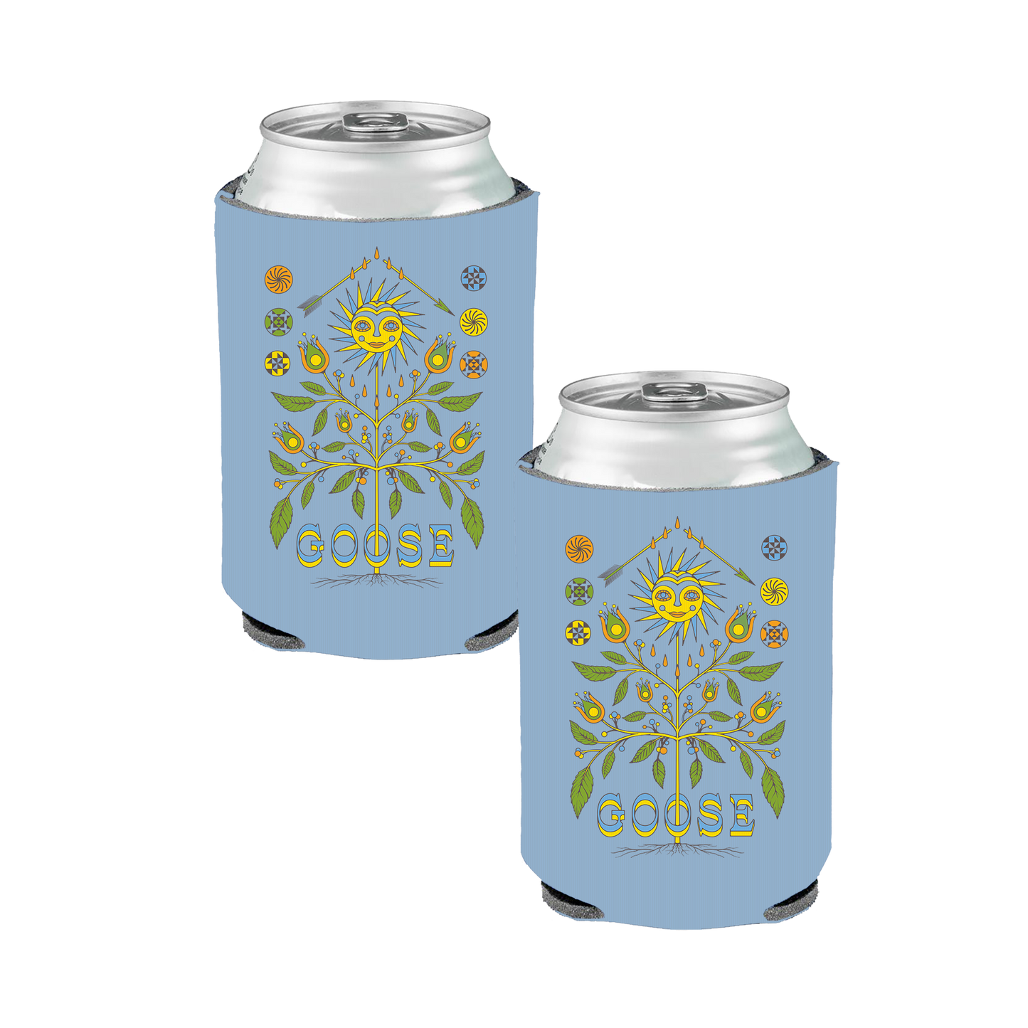 Smiling Sun Koozie