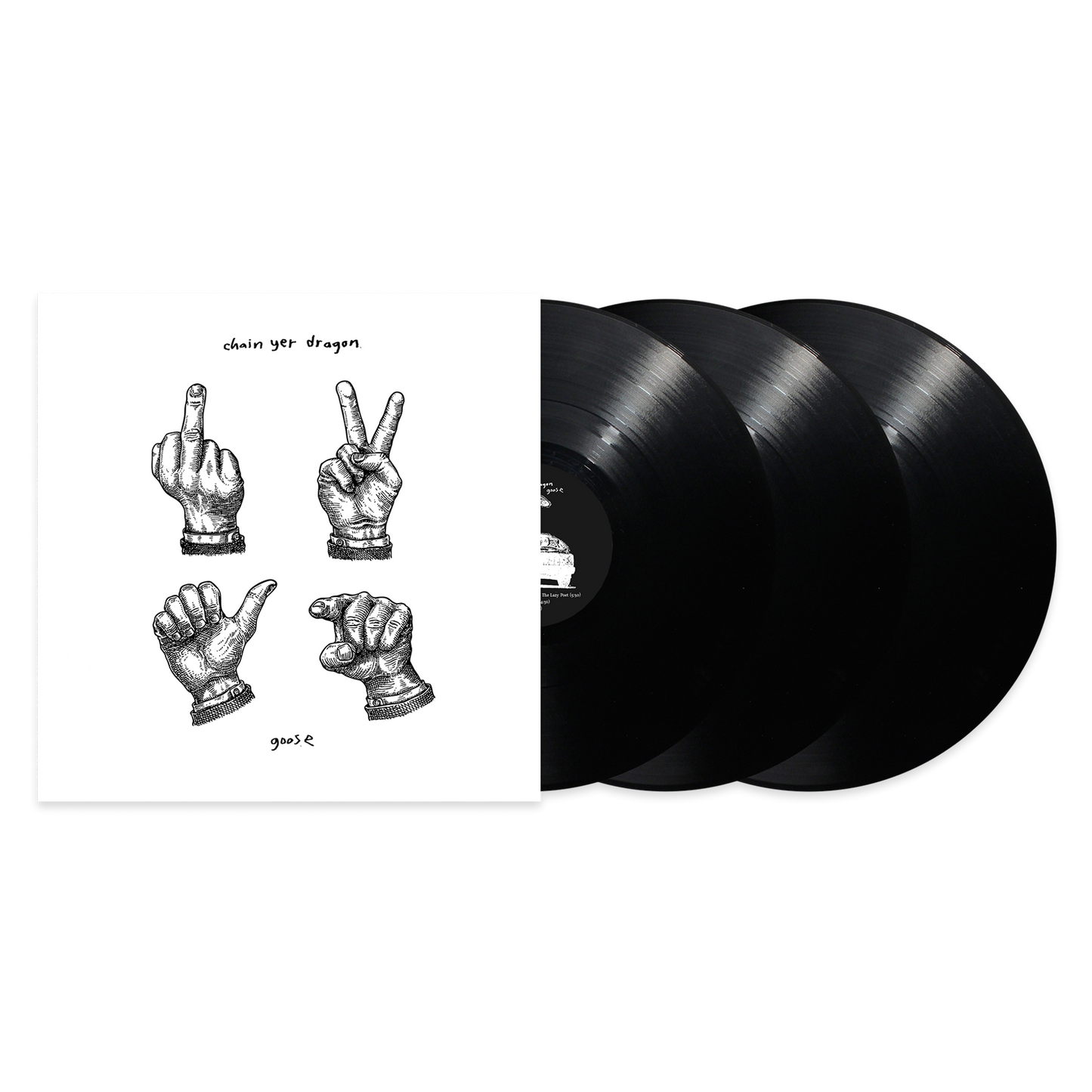 Chain Yer Dragon - Black 3xLP